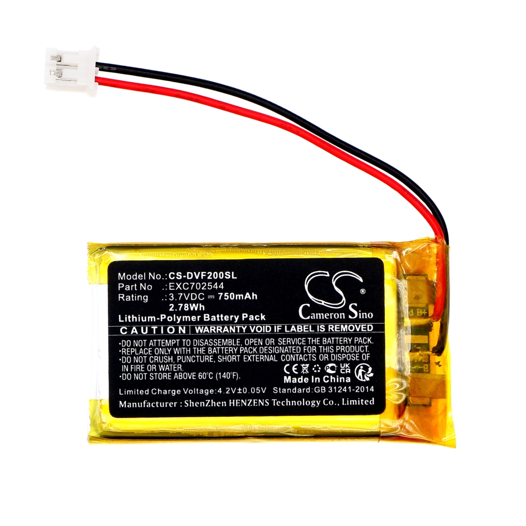 Batterijen Luidspreker Batterij CS-DVF200SL