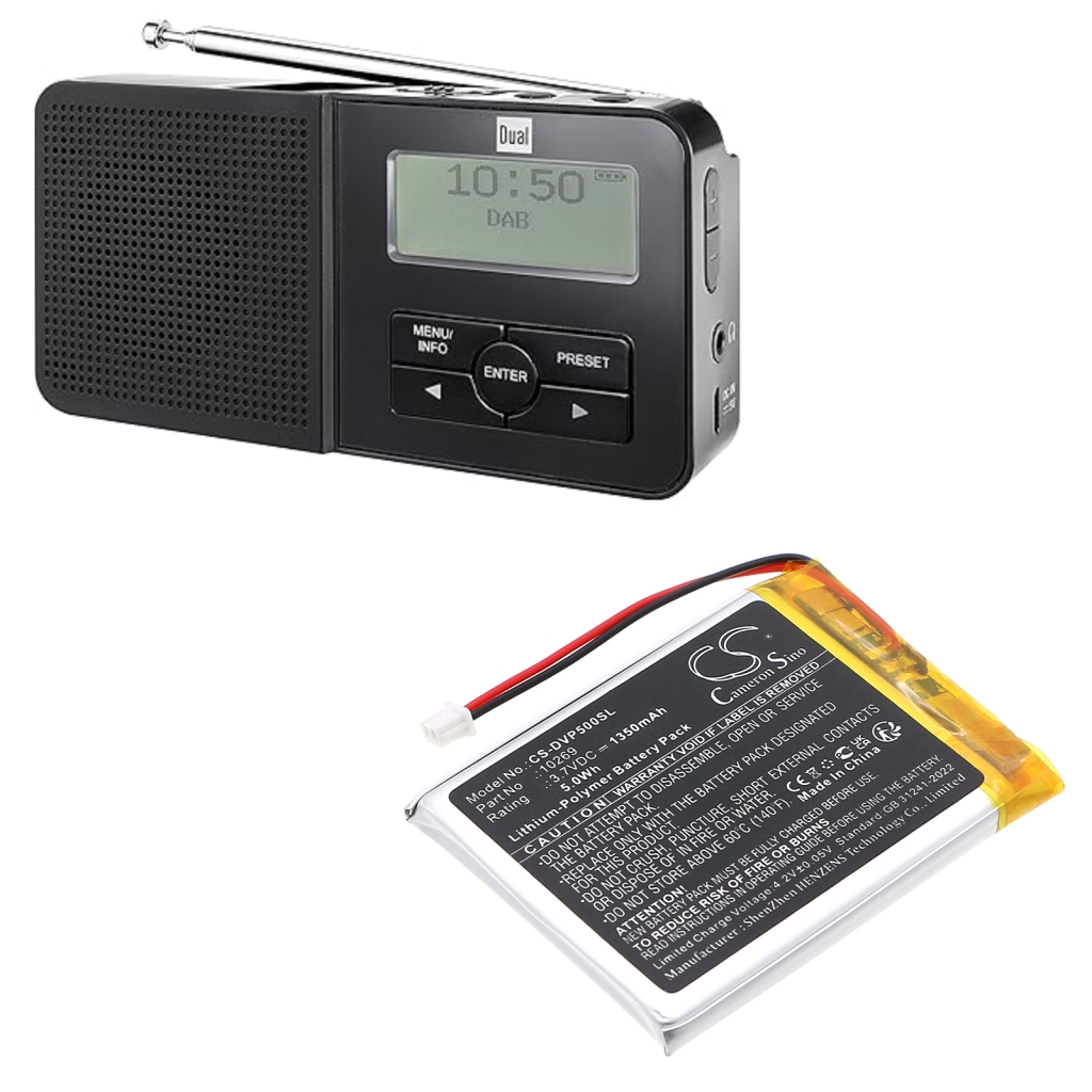 DAB Digitale Batterij Dual CS-DVP500SL