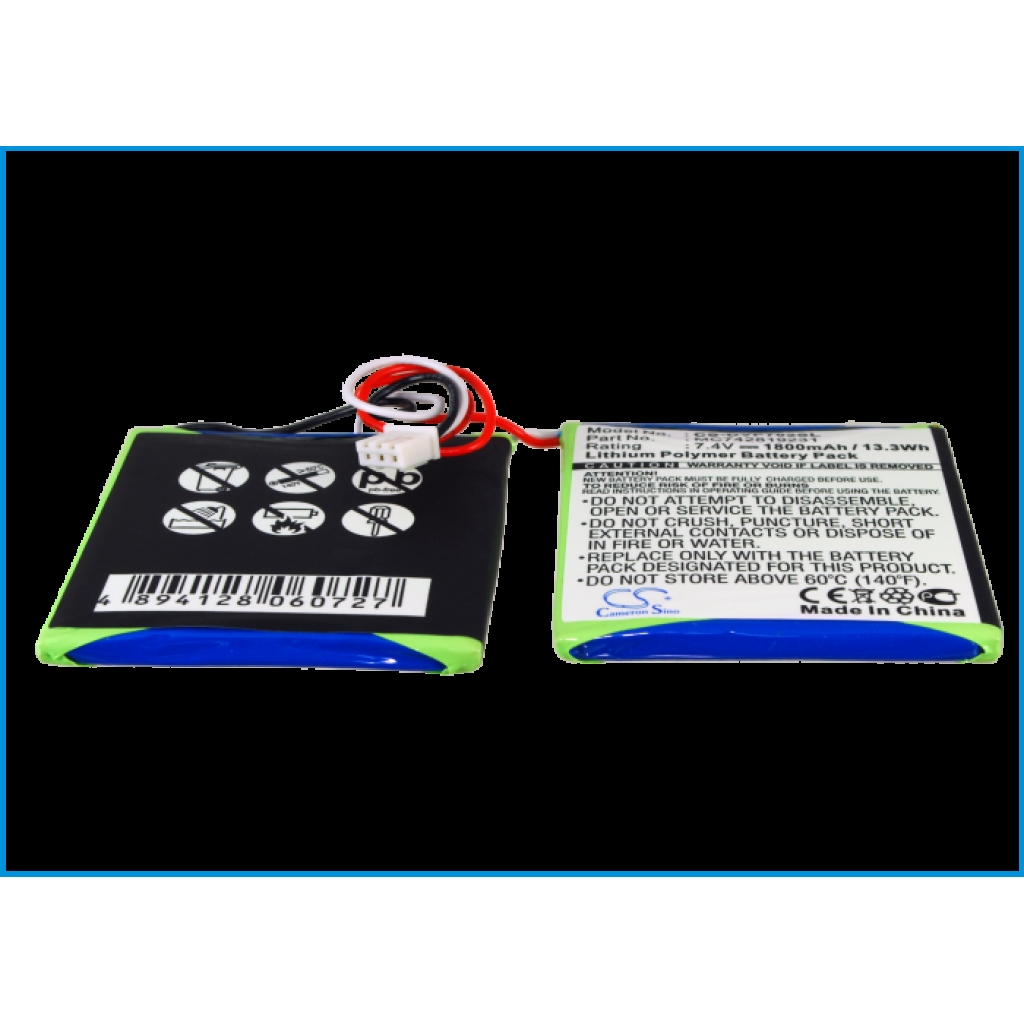 Compatibele batterijvervanging voor DUAL MC742819231