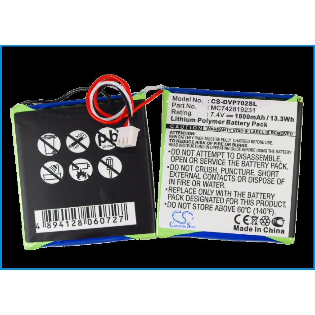 Compatibele batterijvervanging voor DUAL MC742819231