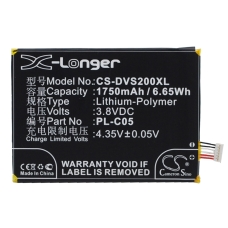 Compatibele batterijvervanging voor DOOV PL-C03,PL-C05
