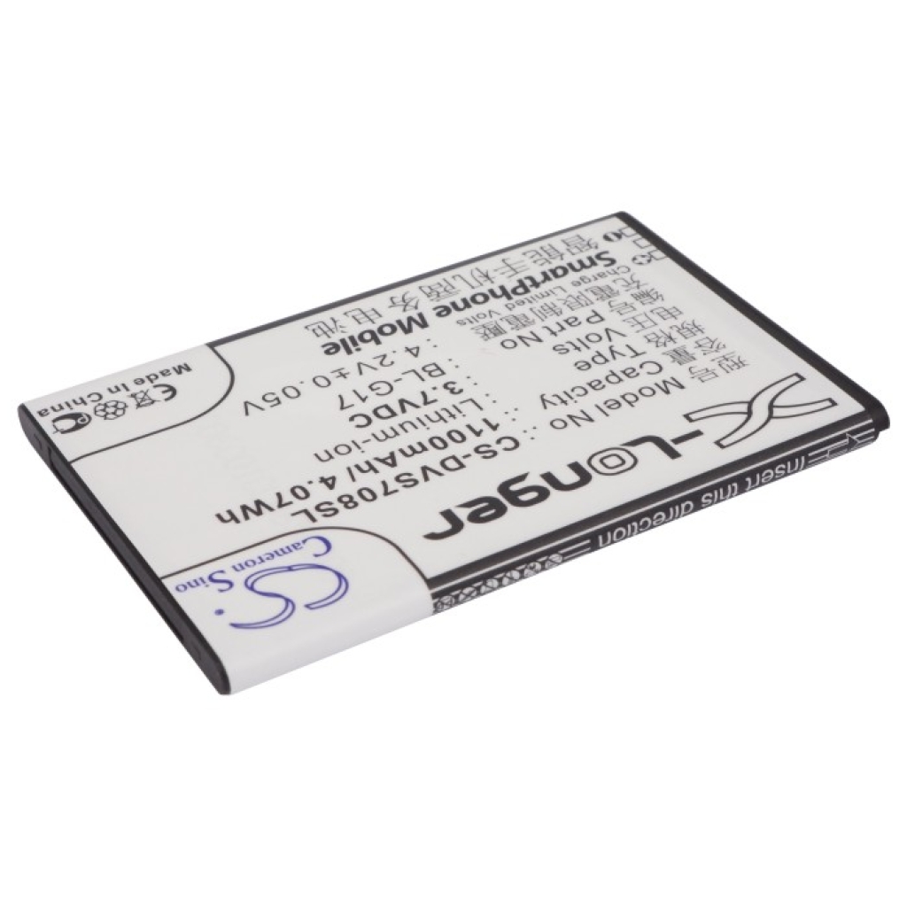 Battery compatible with DOOV CS-DVS708SL