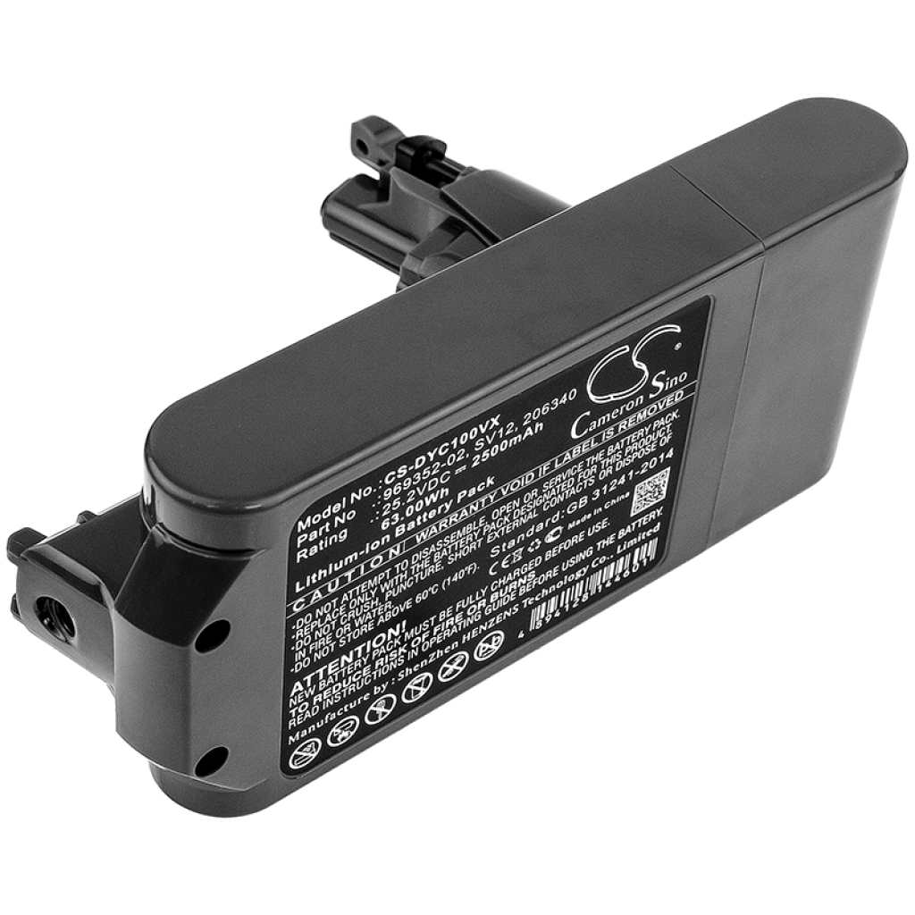 Dyson Batterijen voor stofzuigers CS-DYC100VX