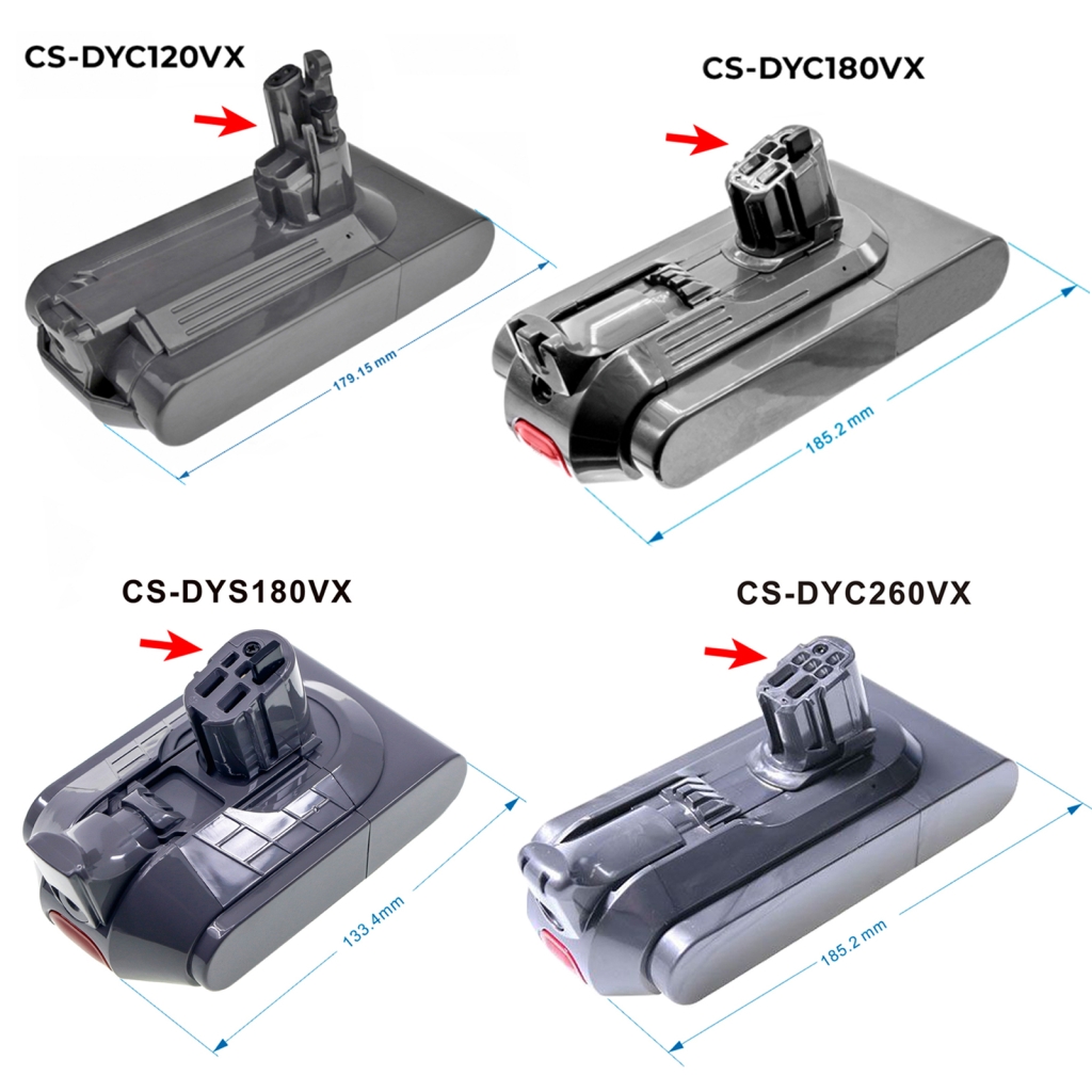 Dyson Batterijen voor stofzuigers CS-DYC260VX