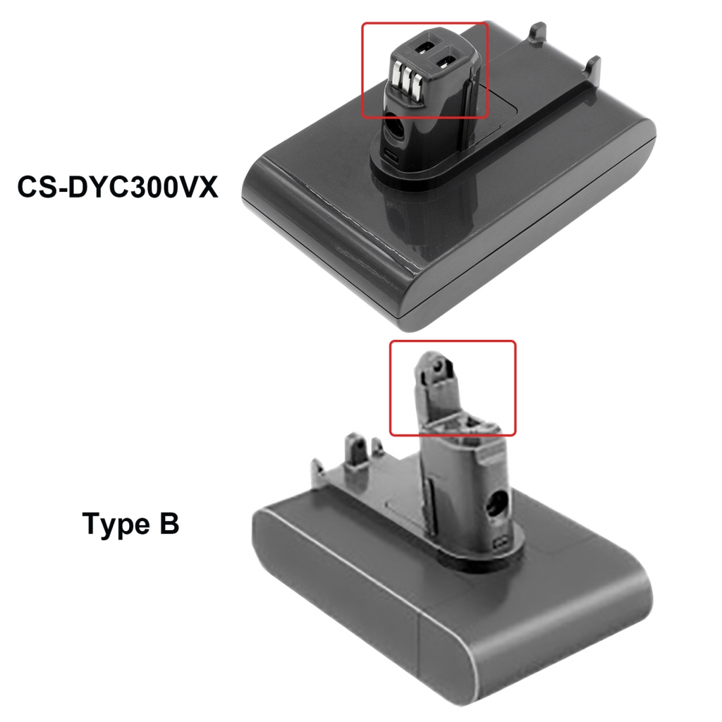 Dyson Batterijen voor stofzuigers CS-DYC300VX
