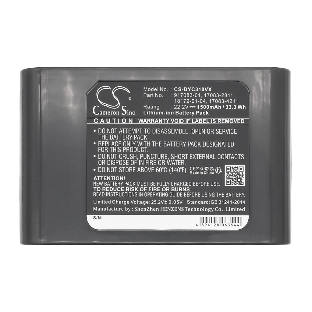 Dyson Batterijen voor stofzuigers CS-DYC310VX