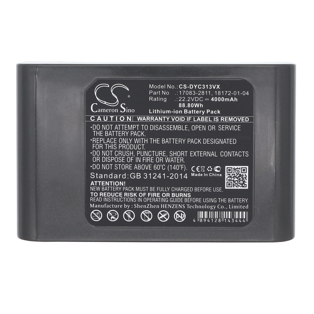 Batterij compatibel met Dyson CS-DYC313VX