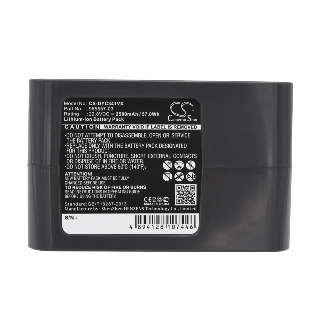 Dyson Batterijen voor stofzuigers CS-DYC341VX