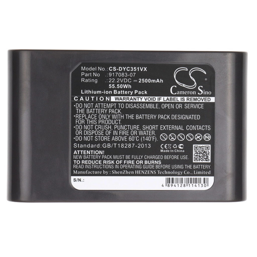 Batterijen voor stofzuigers Dyson DC44