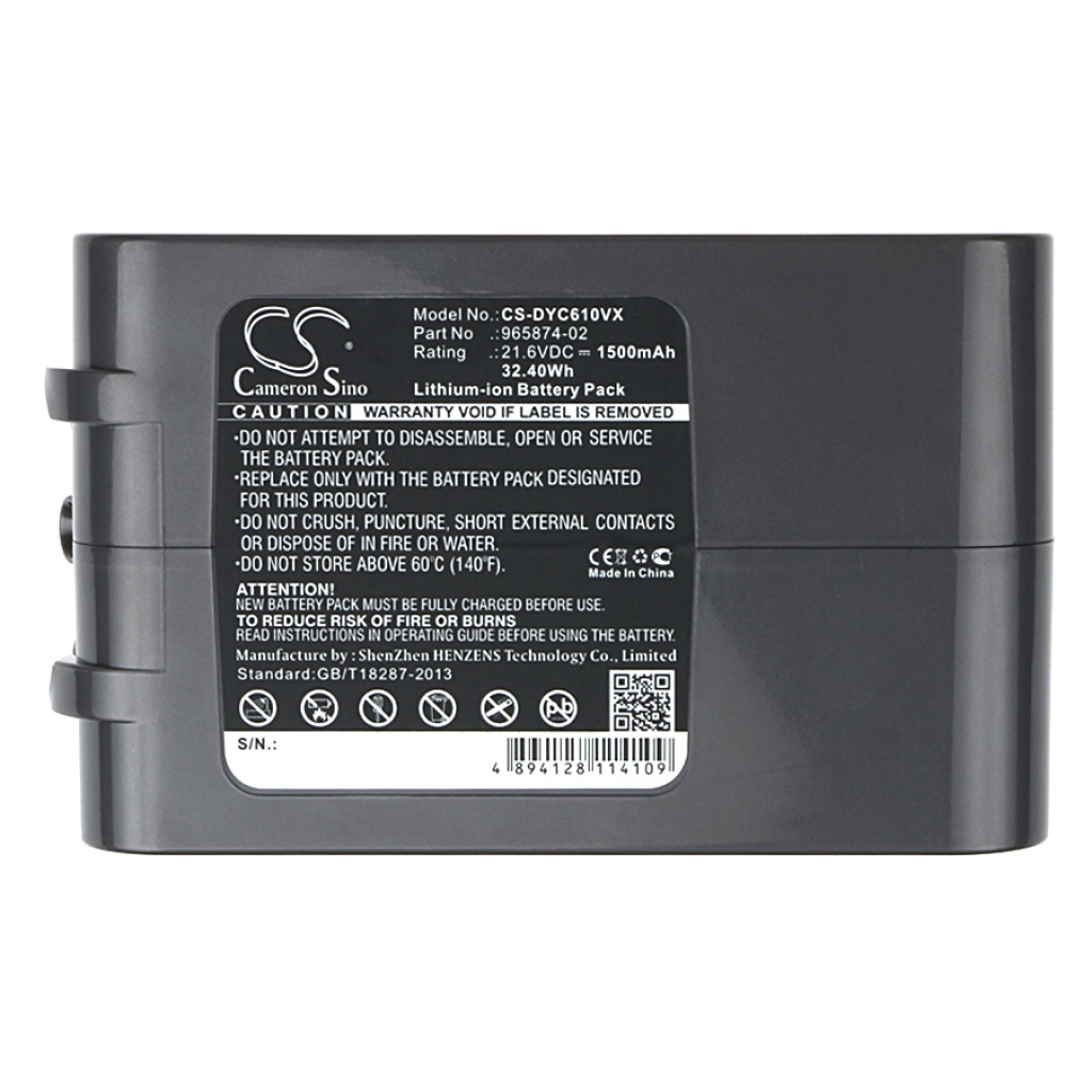 Dyson Batterijen voor stofzuigers CS-DYC610VX