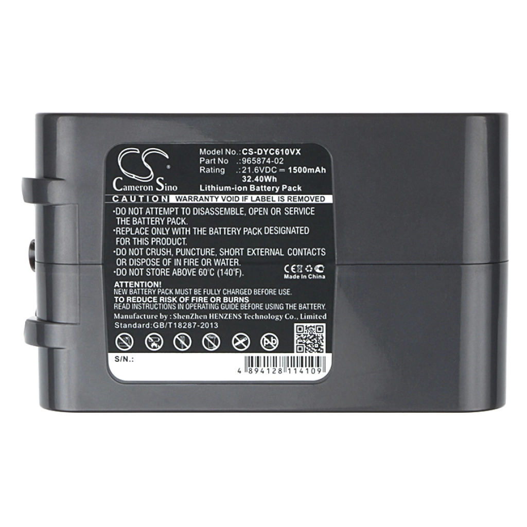 Batterijen voor stofzuigers Dyson V 6 Animalpro