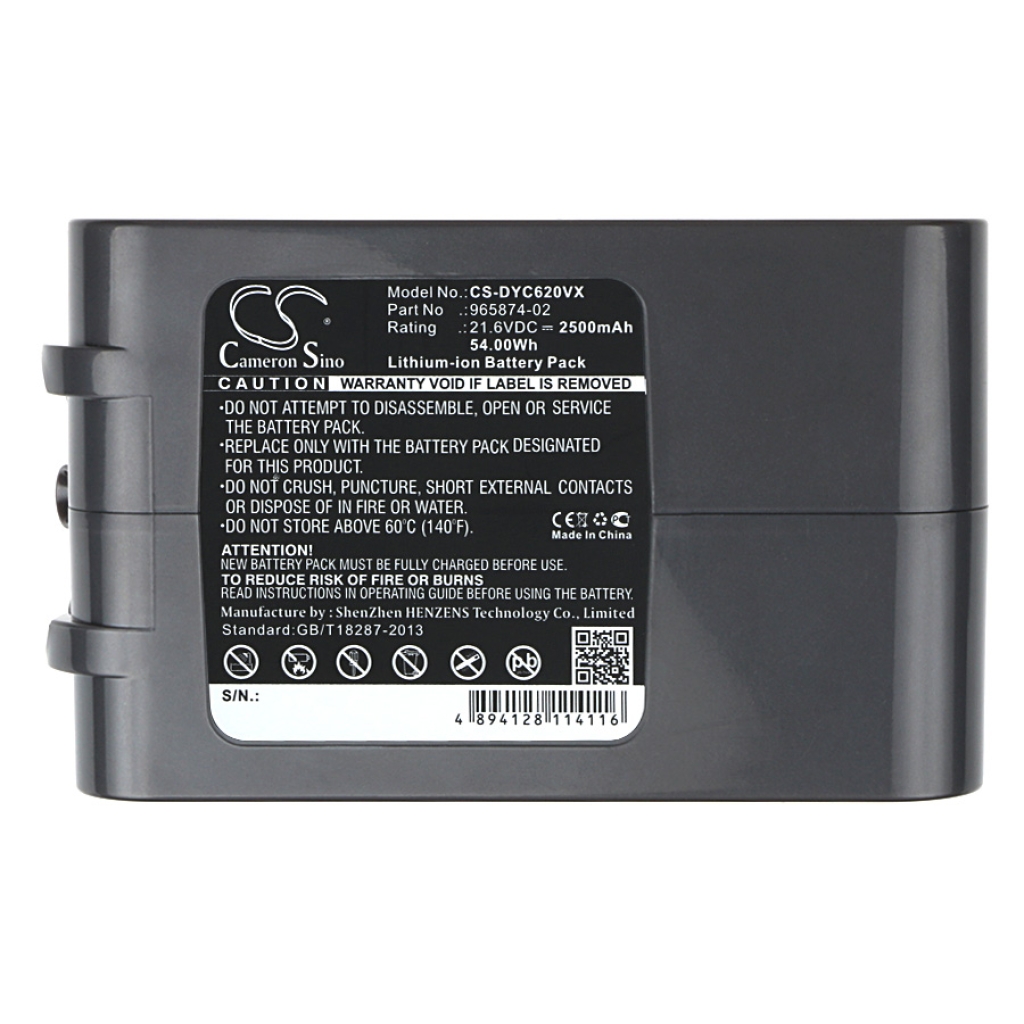 Dyson Batterijen voor stofzuigers CS-DYC620VX