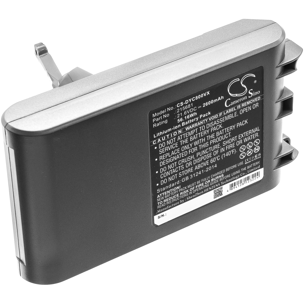 Dyson Batterijen voor stofzuigers CS-DYC800VX