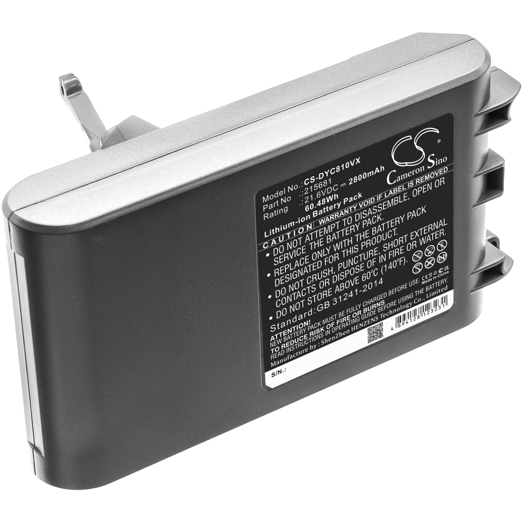 Dyson Batterijen voor stofzuigers CS-DYC810VX