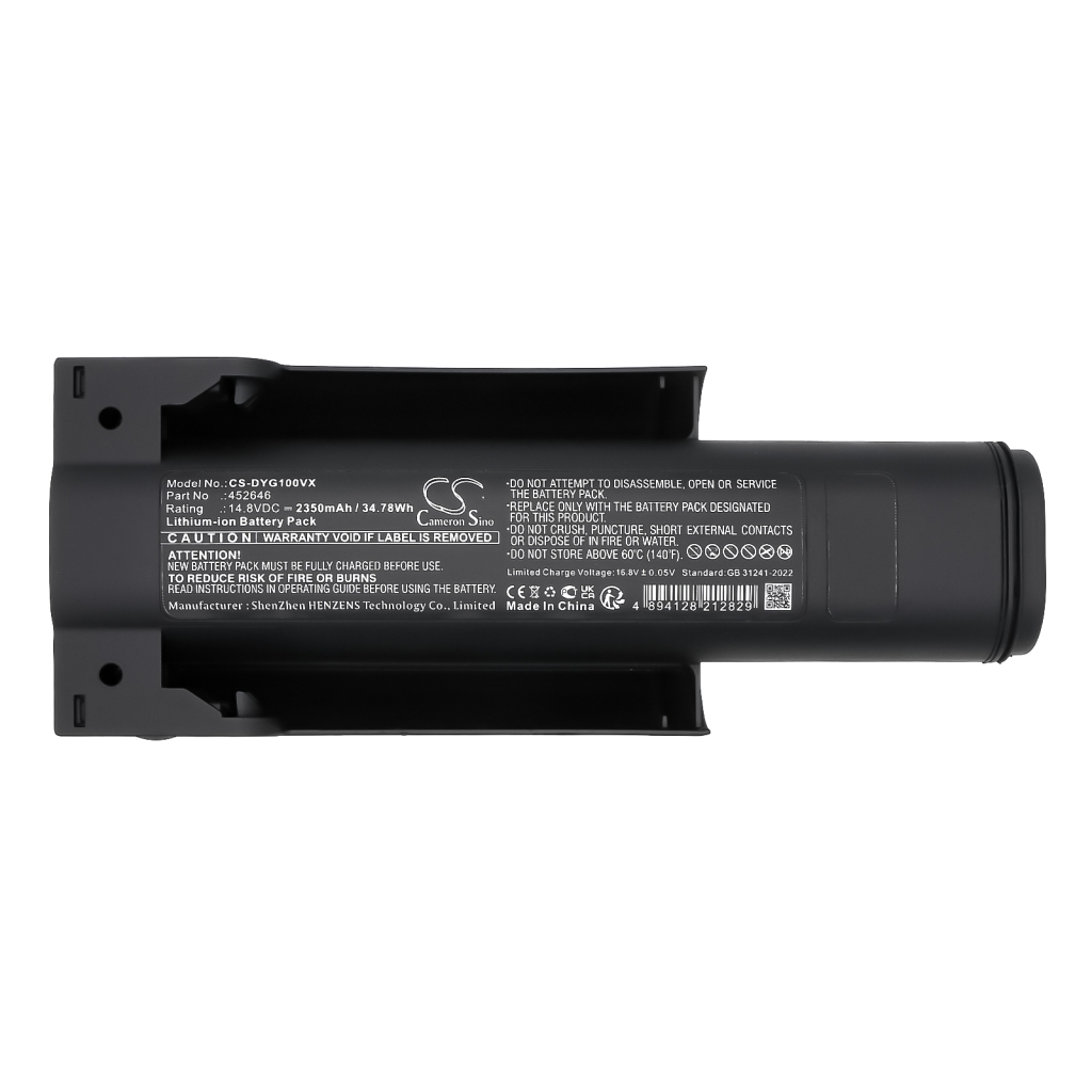 Compatibele batterijvervanging voor Dyson 452646