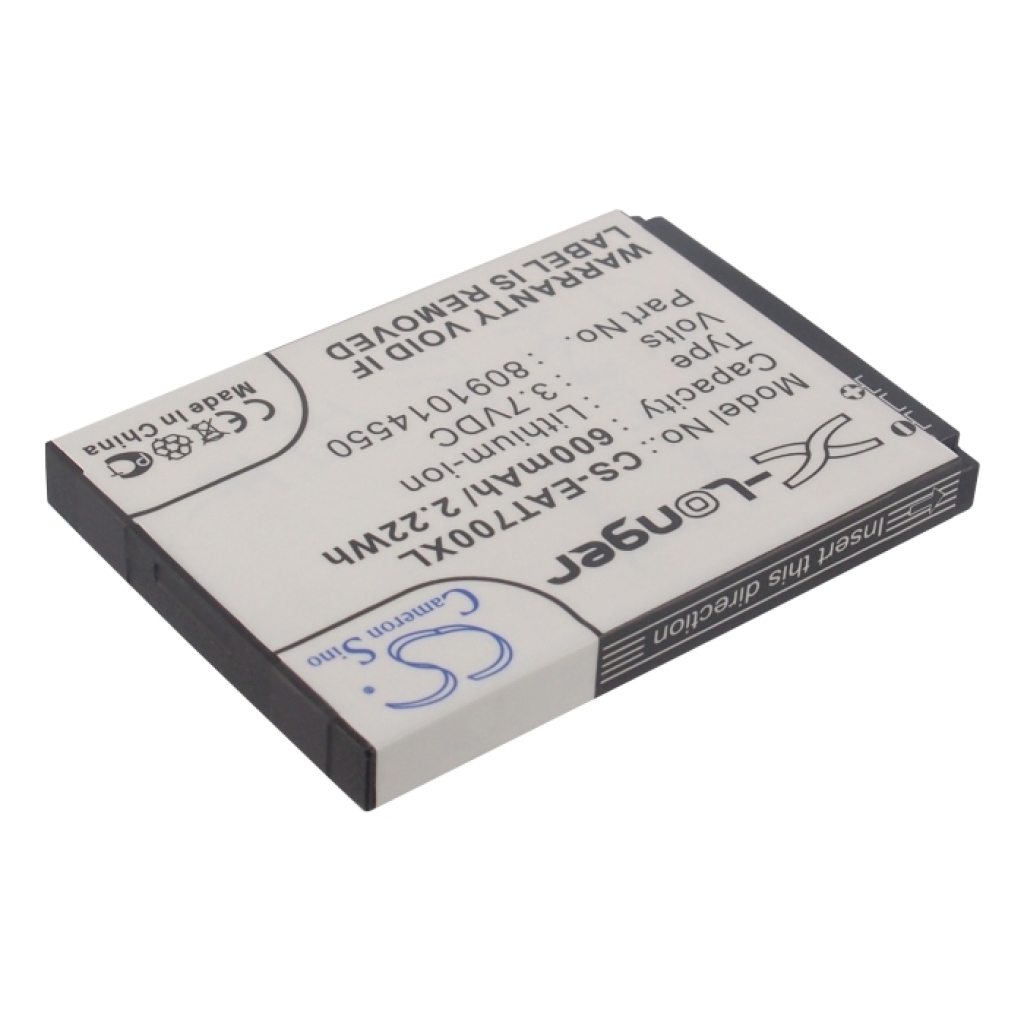 Compatibele batterijvervanging voor ITT 8091014550