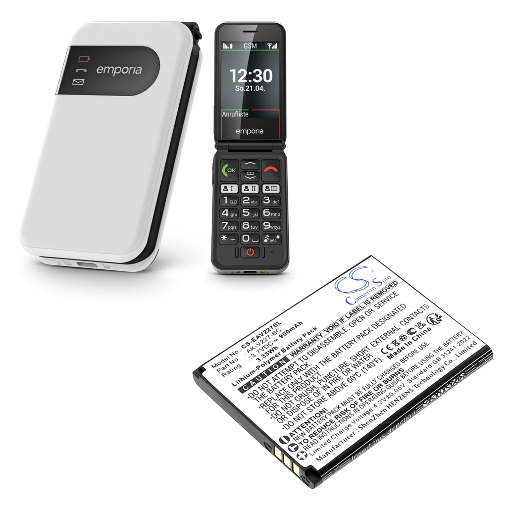 Batterij voor mobiele telefoon Emporia CS-EAV227SL