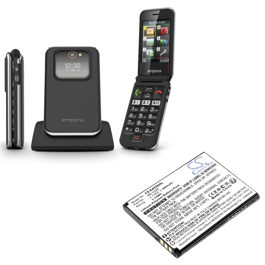 Batterij voor mobiele telefoon Emporia CS-EAV288SL