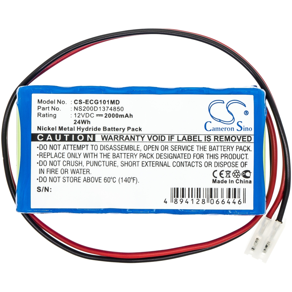 Medische Batterij Biocare CS-ECG101MD