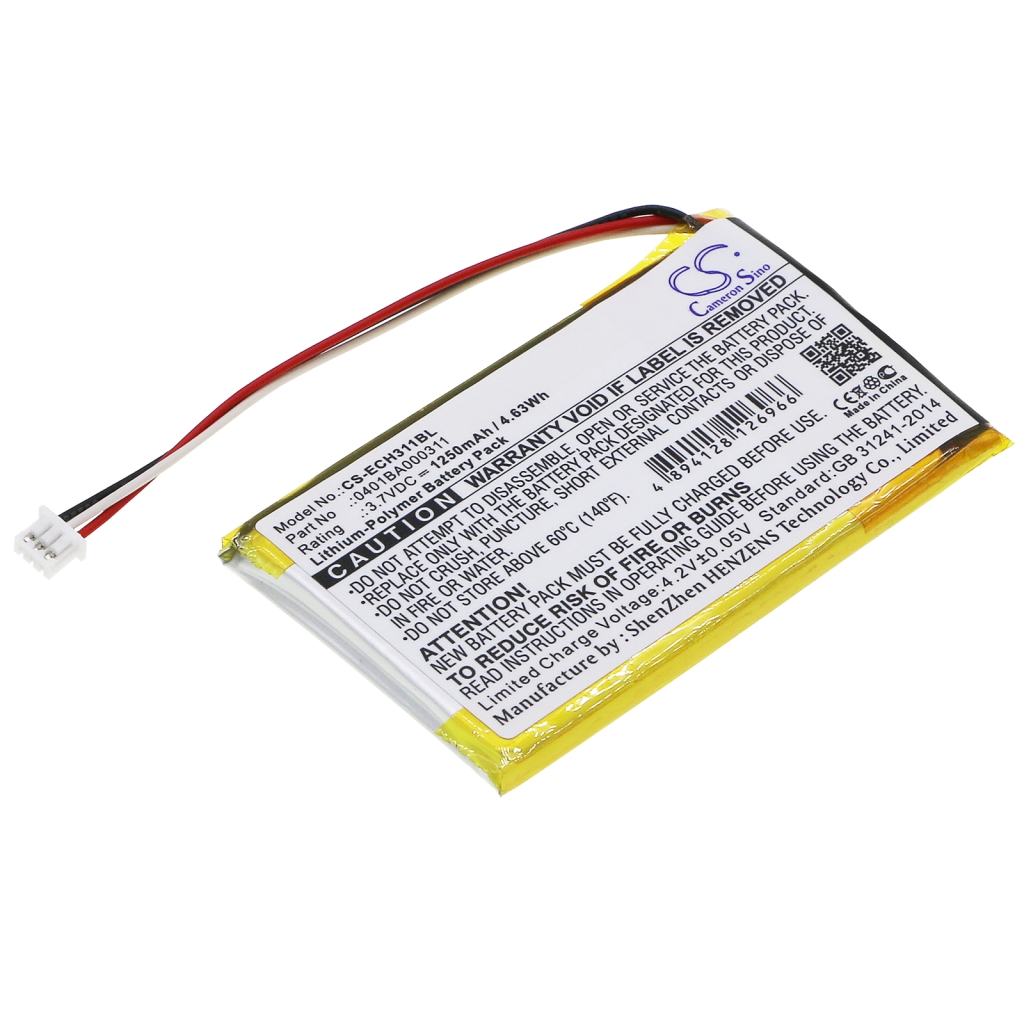 Compatibele batterijvervanging voor Elca 0401BA000311
