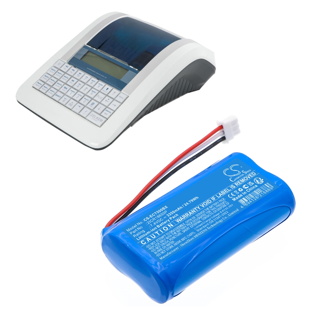 Batterij voor betaalterminal Elcom CS-ECT500BX