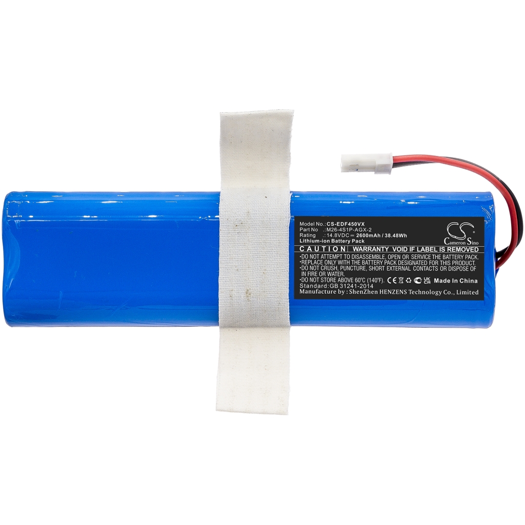 Batterijen voor stofzuigers Ecovacs CS-EDF450VX