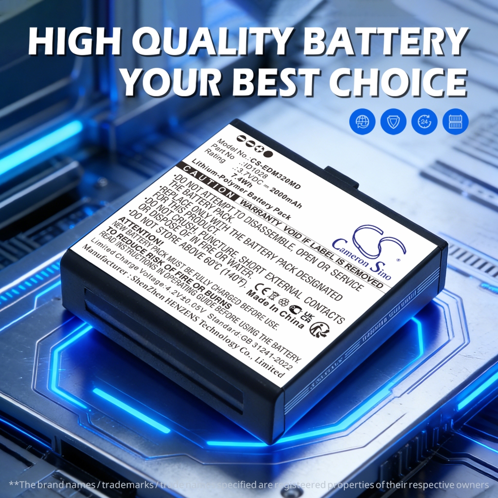 Battery compatible with Edan CS-EDM320MD