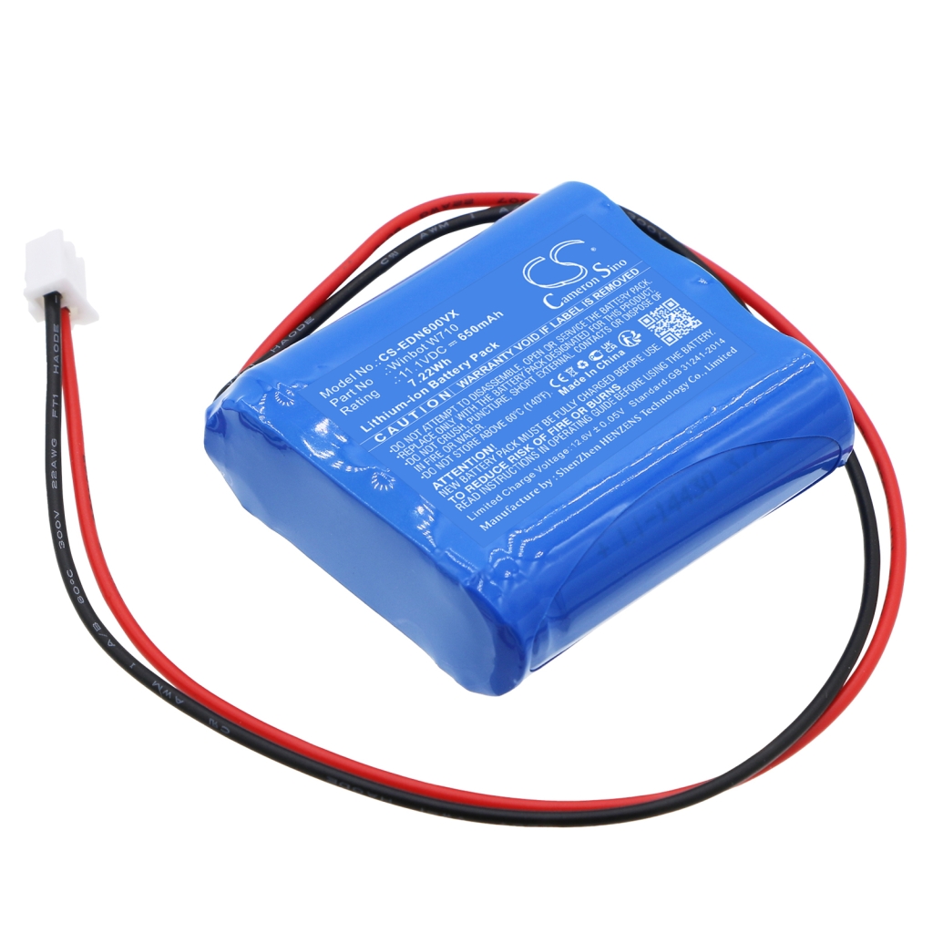 Compatibele batterijvervanging voor Ecovacs 