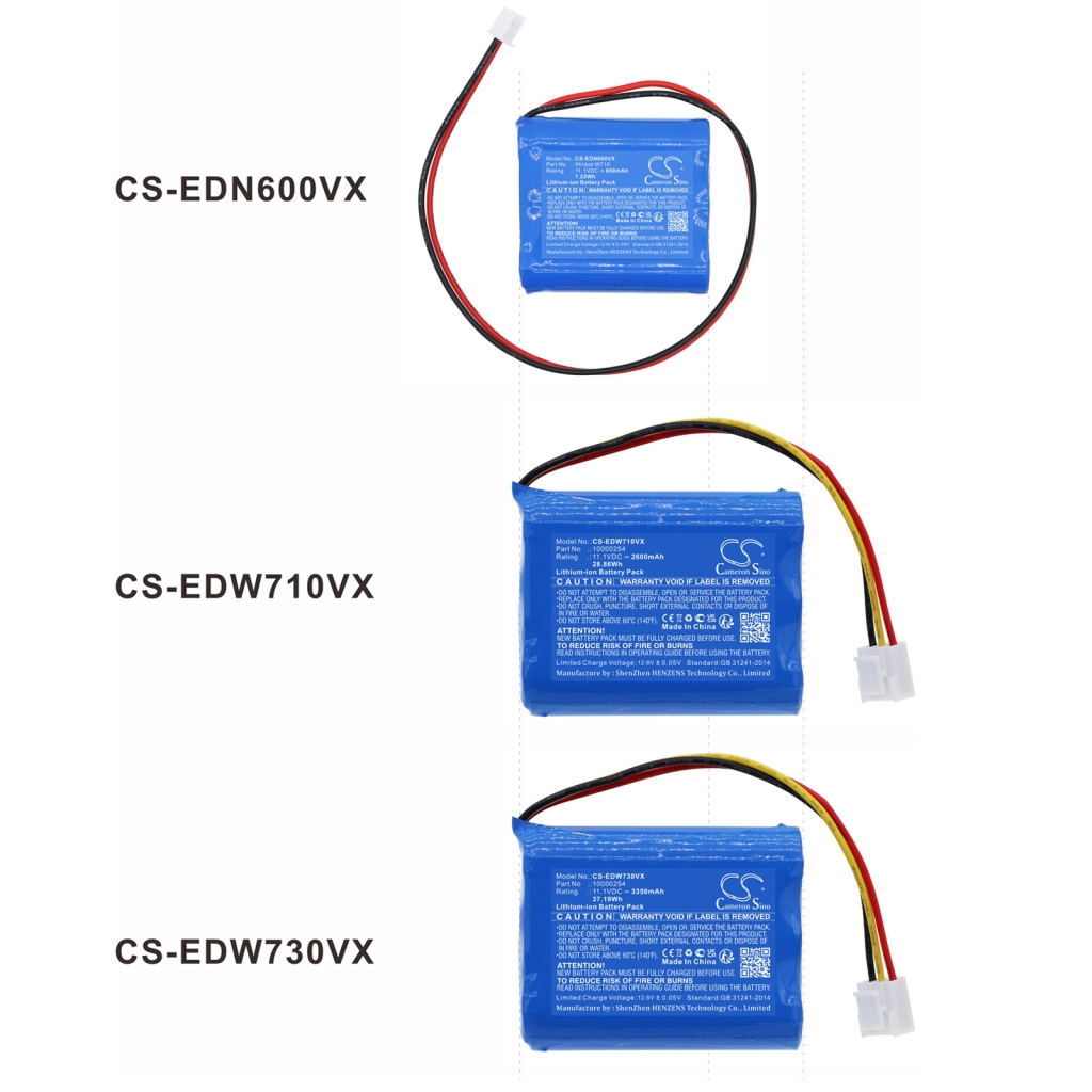 Compatibele batterijvervanging voor Ecovacs 