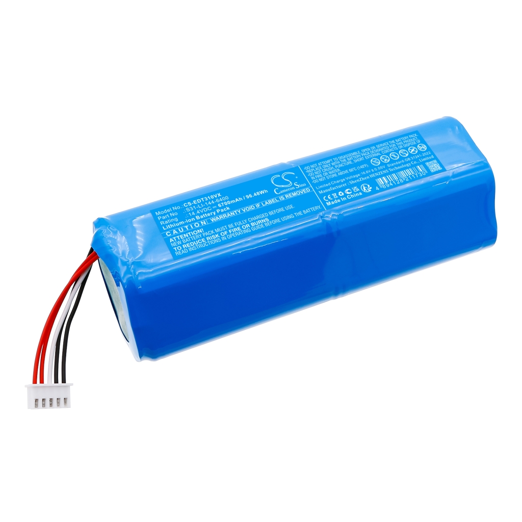 Batterijen voor stofzuigers Ecovacs CS-EDT310VX
