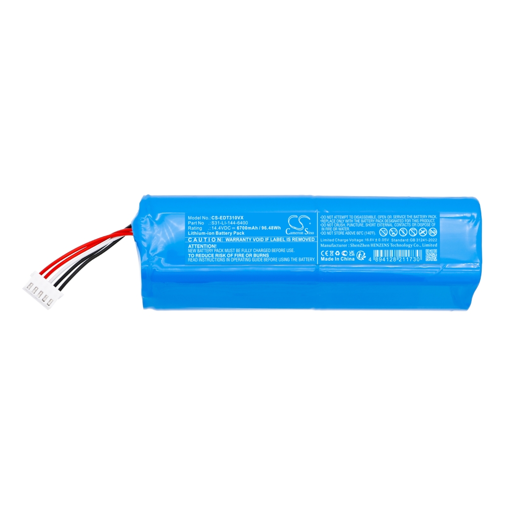 Batterijen voor stofzuigers Ecovacs CS-EDT310VX