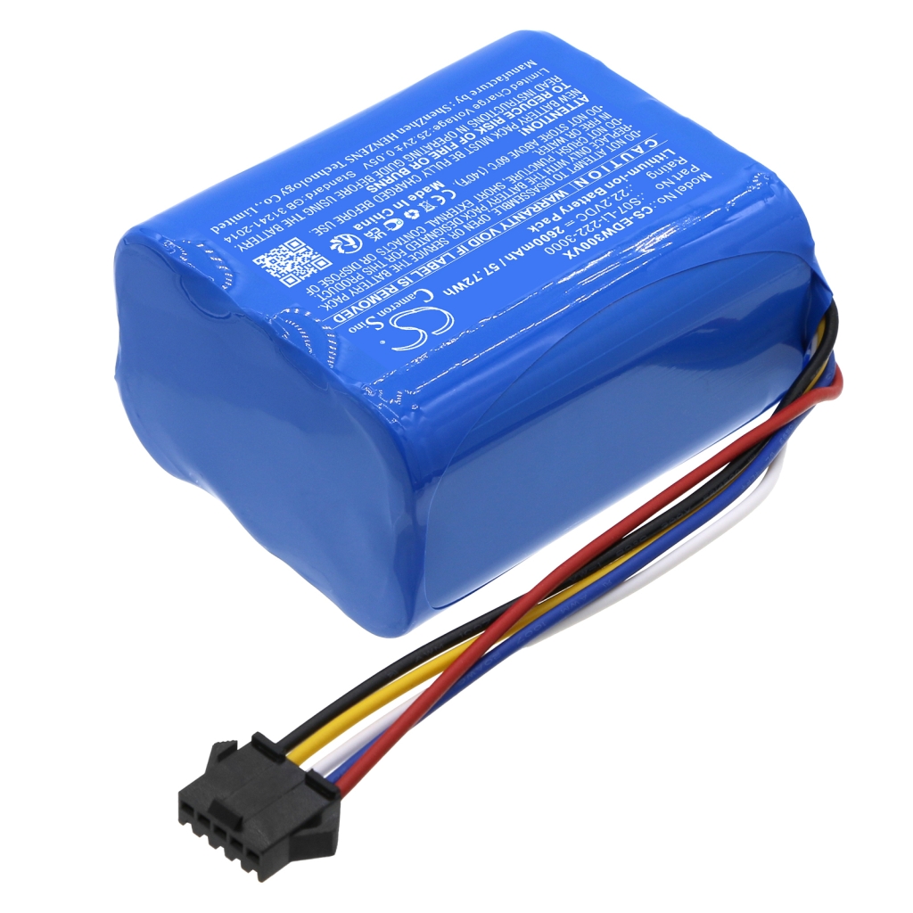 Batterijen voor stofzuigers Ecovacs CS-EDW300VX