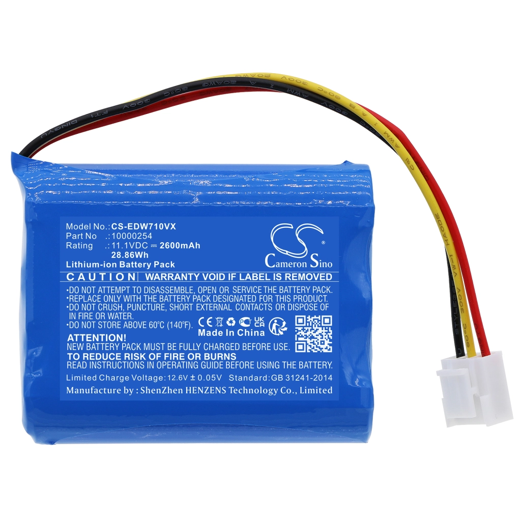 Batterijen voor stofzuigers Ecovacs CS-EDW710VX