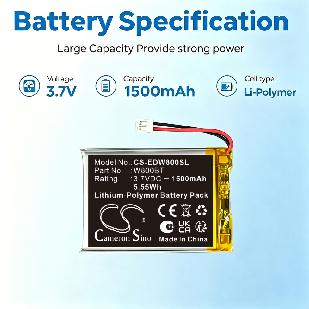 Battery compatible with Edifier CS-EDW800SL