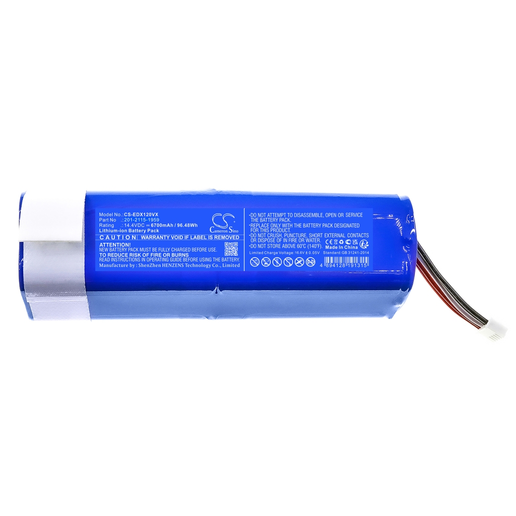 Batterijen voor stofzuigers Ecovacs CS-EDX120VX