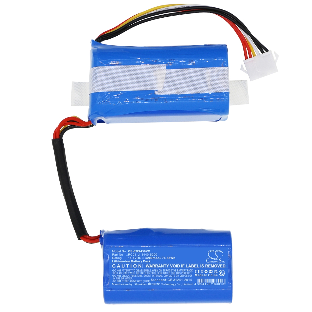 Batterijen voor stofzuigers Yeedi CS-EDX450VX