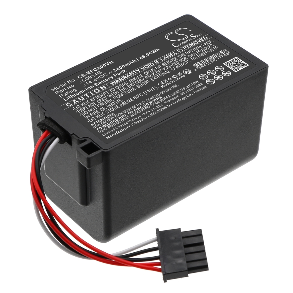 Compatible battery replacement for Eufy C0914G