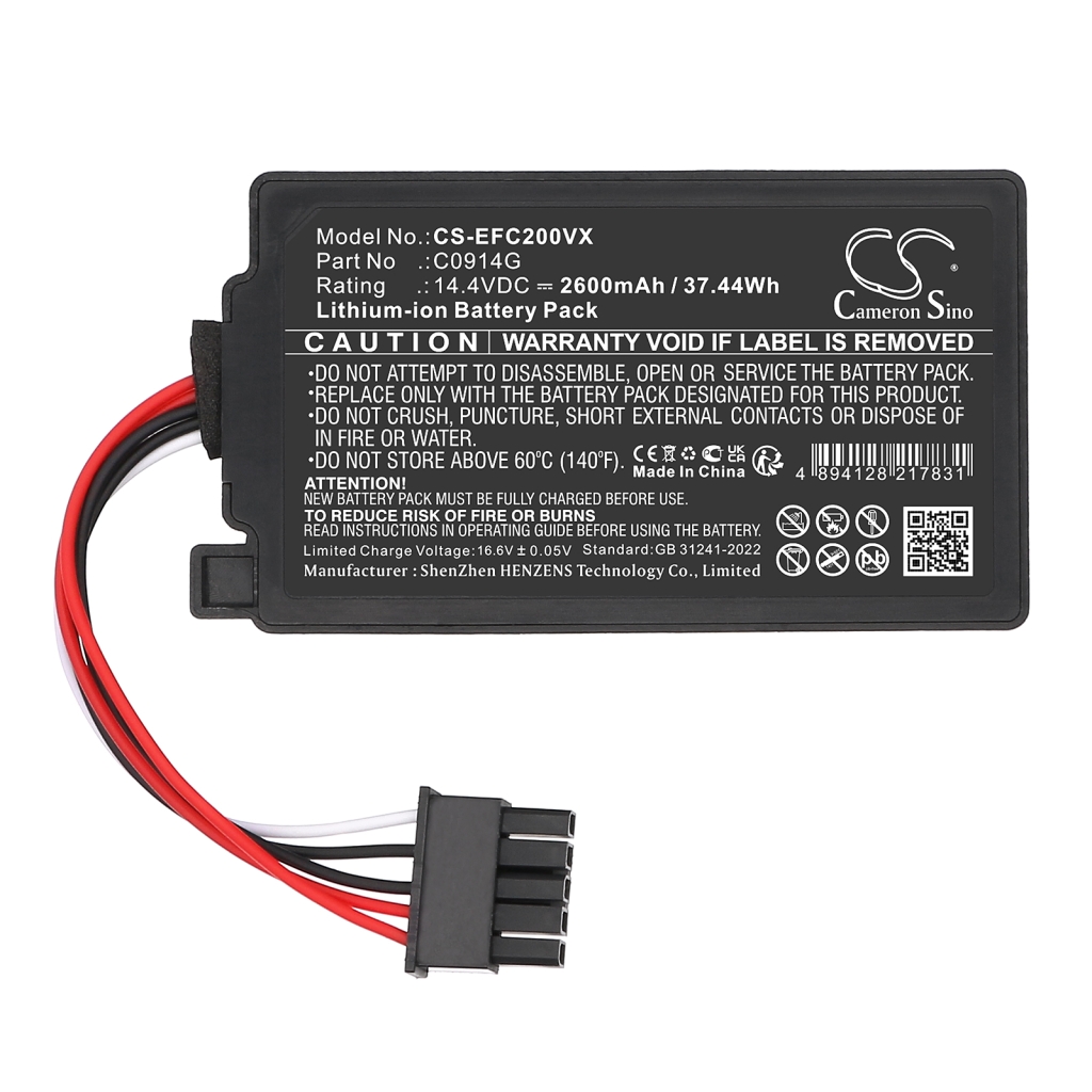 Compatible battery replacement for Eufy C0914G