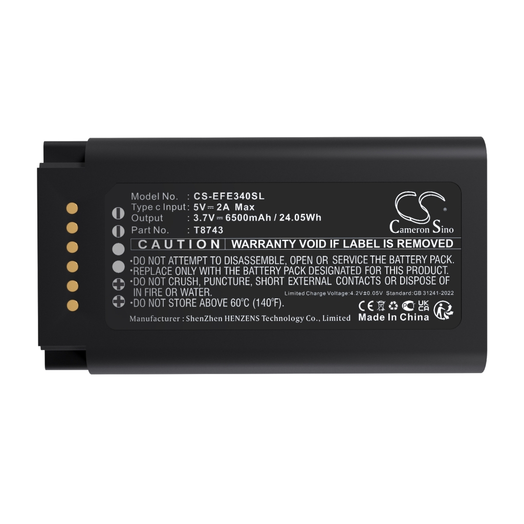 Batterijen Vervangt T8743