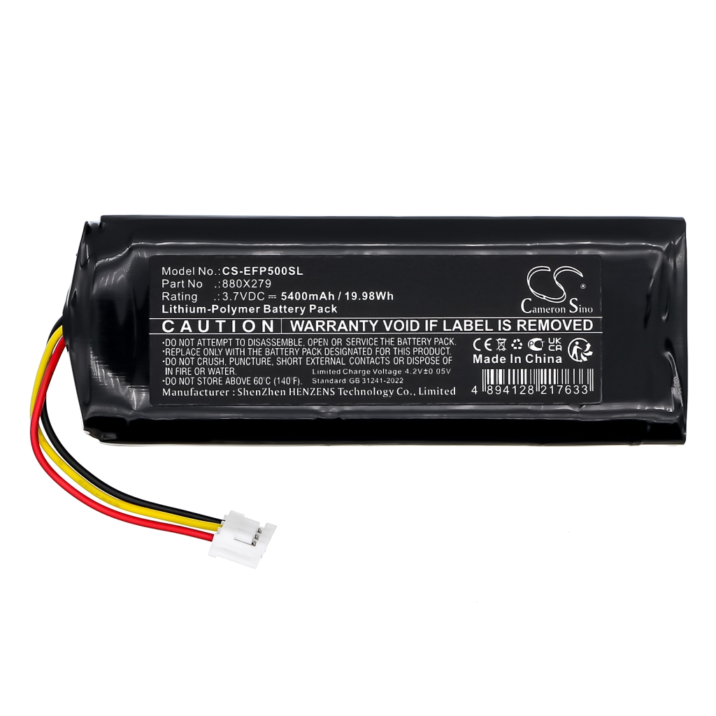 Batterijen Vervangt 880X279