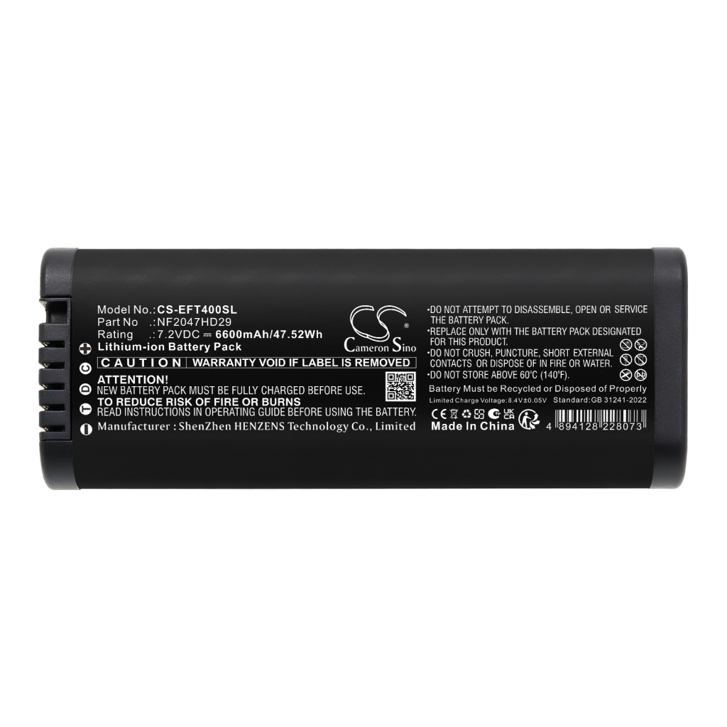 Battery compatible with Exfo CS-EFT400SL