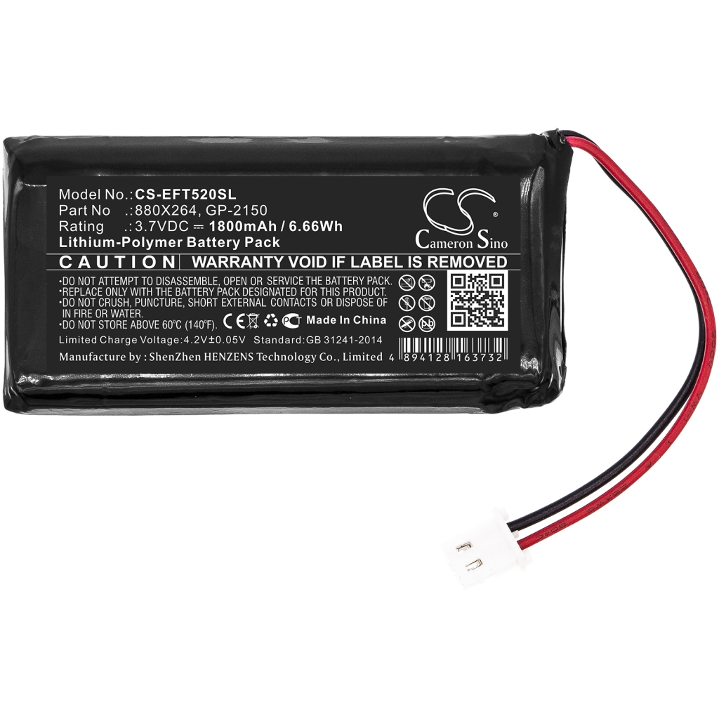 Batterijen Batterij voor elektrisch gereedschap CS-EFT520SL