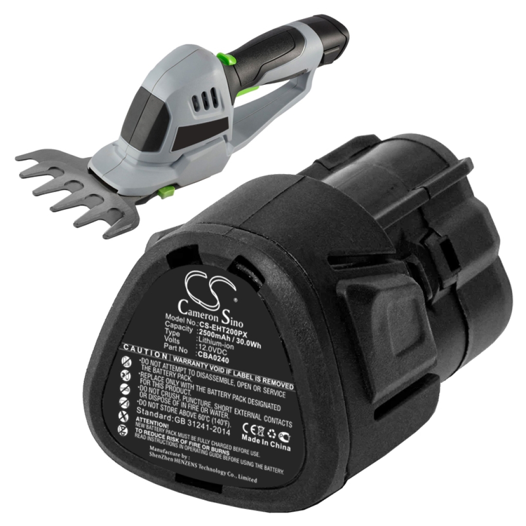 Compatibele batterijvervanging voor Ego CBA0240