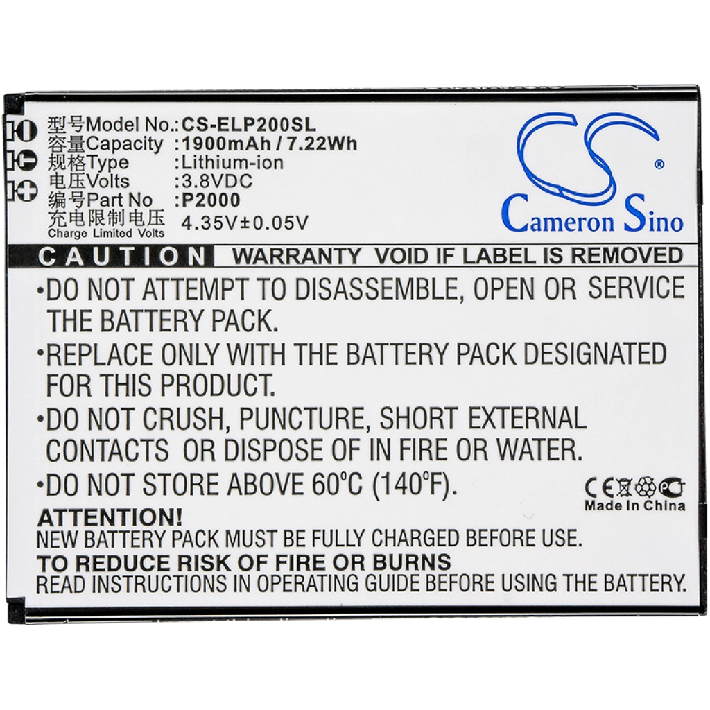 Battery Replaces P2000