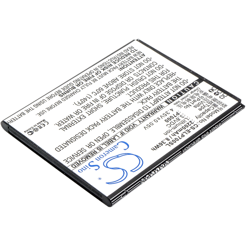Compatibele batterijvervanging voor Elephone P7000