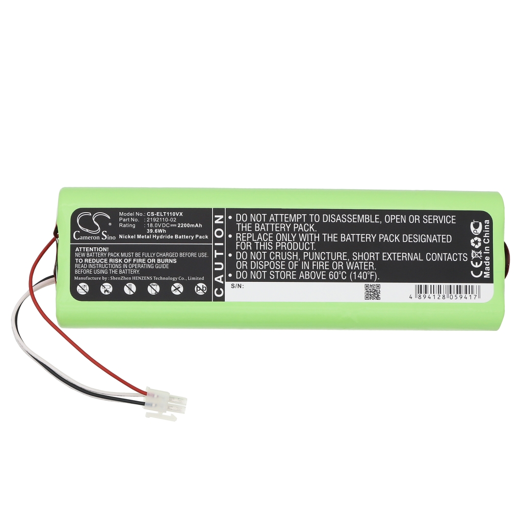 Batterijen voor stofzuigers Electrolux CS-ELT110VX