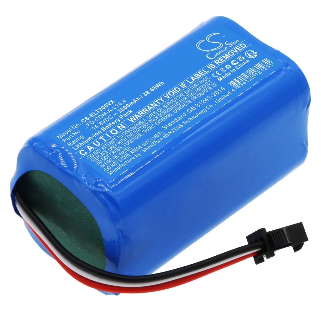 Batterijen voor stofzuigers Elfbot CS-ELT200VX