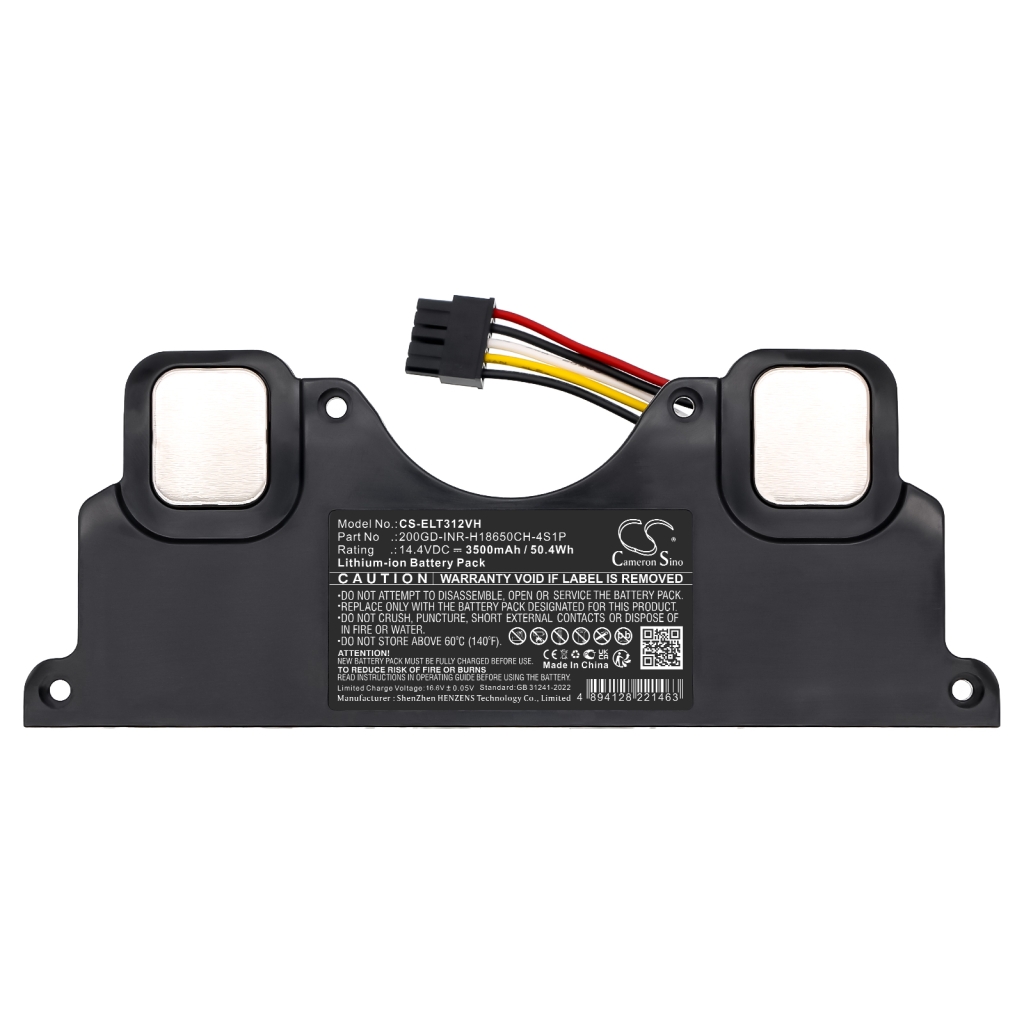 Batterijen voor stofzuigers Electrolux CS-ELT312VH