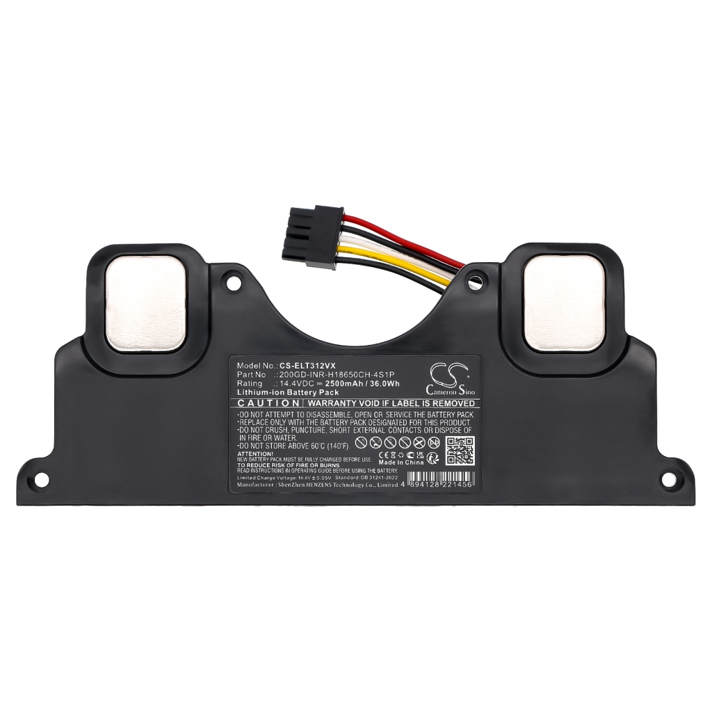 Batterijen voor stofzuigers Electrolux CS-ELT312VX