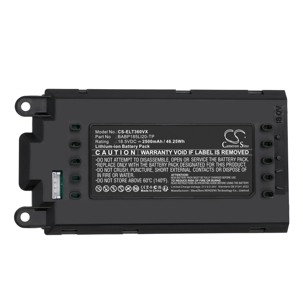 Batterijen voor stofzuigers Electrolux CS-ELT360VX